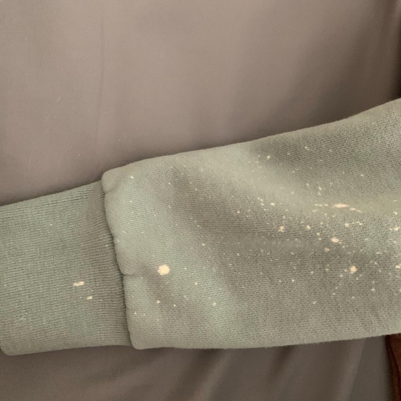 Brandy Melville cropped zip up sea foam green - Picture 2 of 3